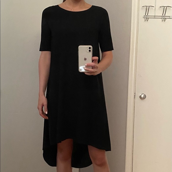 Black COS high low dress - Picture 1 of 5